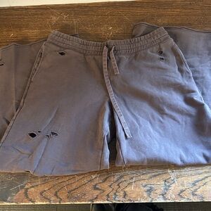 Aerie Women's Distressed Brown Sweatpants